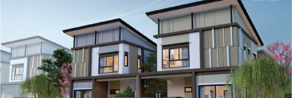 Recommend a 2-storey twin house for free