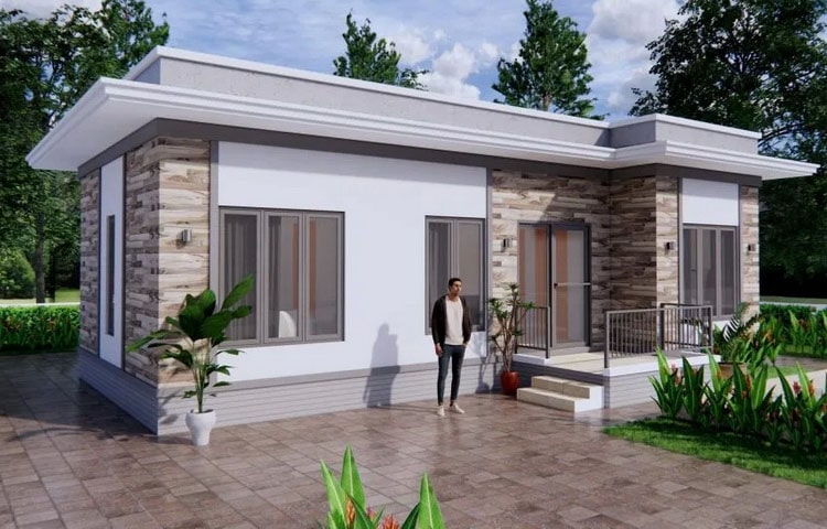 Presenting a modern 3 bedroom house